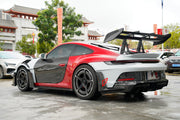Buy Now UPGRADE CARBON REAR WING SPOILER KIT for PORSCHE 911 992.1 CARRERA upgrade to GT3 RS and upgrade car parts from SIR Tuning at the Best Price. Headlights, Tail lights, Bodykits, Navigations, body kit and more - Fast & Free Shipping within Europe, US & Worldwide.