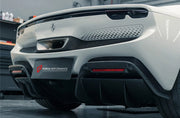 Buy Now DRY CARBON REPLACEMENT REAR DIFFUSER for FERRARI 296 GTS GTB and upgrade car parts from SIR Tuning at the Best Price. Headlights, Tail lights, Bodykits, Navigations, body kit and more - Fast & Free Shipping within Europe, US & Worldwide.