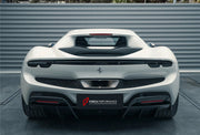 Buy Now DRY CARBON REPLACEMENT REAR DIFFUSER for FERRARI 296 GTS GTB and upgrade car parts from SIR Tuning at the Best Price. Headlights, Tail lights, Bodykits, Navigations, body kit and more - Fast & Free Shipping within Europe, US & Worldwide.