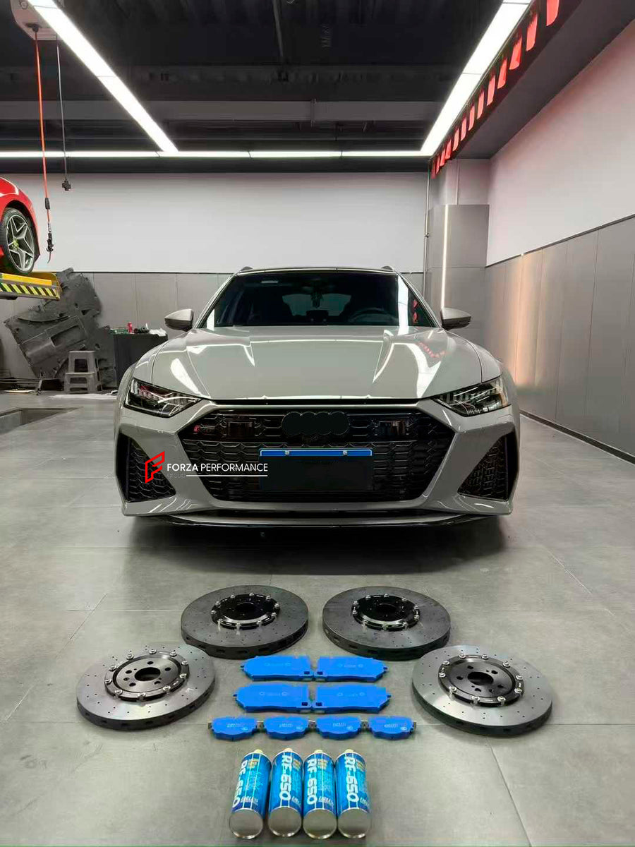Buy Now REPLACEMENT CARBON CERAMIC BRAKE DISK ROTORS for AUDI RS6 C8 2019+ and upgrade car parts from SIR Tuning at the Best Price. Headlights, Tail lights, Bodykits, Navigations, BIG BRAKE KIT and more - Fast & Free Shipping within Europe, US & Worldwide.