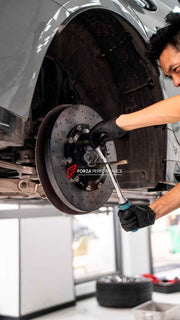 Buy Now REPLACEMENT CARBON CERAMIC BRAKE DISK ROTORS for BMW M3 G80 LCI 2024+ and upgrade car parts from SIR Tuning at the Best Price. Headlights, Tail lights, Bodykits, Navigations, BIG BRAKE KIT and more - Fast & Free Shipping within Europe, US & Worldwide.