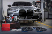 Buy Now REPLACEMENT CARBON CERAMIC BRAKE DISK ROTORS for BMW M3 M4 G80 G82 2020+ and upgrade car parts from SIR Tuning at the Best Price. Headlights, Tail lights, Bodykits, Navigations, BIG BRAKE KIT and more - Fast & Free Shipping within Europe, US & Worldwide.