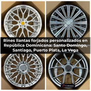 Buy Now RINES LLANTAS FORJADOS PERSONALIZADOS EN REPÚBLICA DOMINICANA: SANTO DOMINGO, SANTIAGO, PUERTO PLATA, LA VEGA and upgrade car parts from SIR Tuning at the Best Price. Headlights, Tail lights, Bodykits, Navigations, wheels and more - Fast & Free Shipping within Europe, US & Worldwide.
