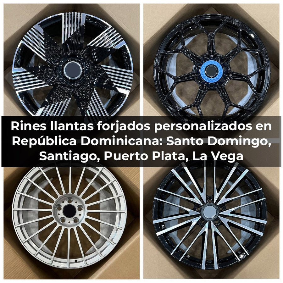 Buy Now RINES LLANTAS FORJADOS PERSONALIZADOS EN REPÚBLICA DOMINICANA: SANTO DOMINGO, SANTIAGO, PUERTO PLATA, LA VEGA and upgrade car parts from SIR Tuning at the Best Price. Headlights, Tail lights, Bodykits, Navigations, wheels and more - Fast & Free Shipping within Europe, US & Worldwide.