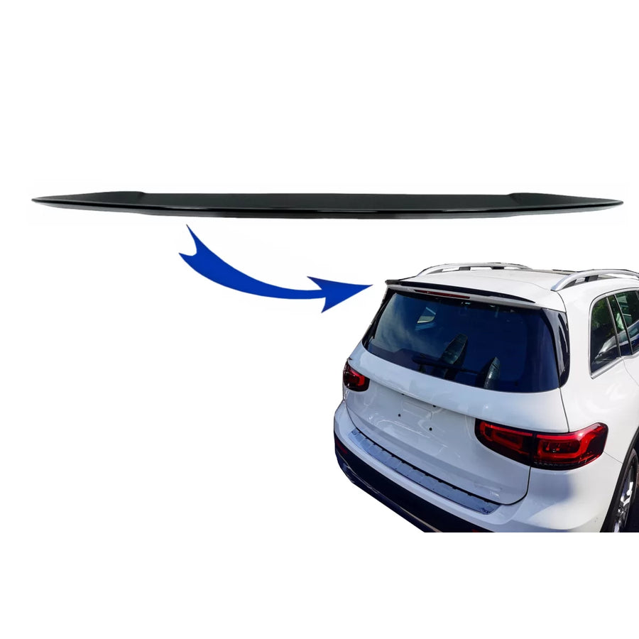 Roof Boot Lid Spoiler suitable for Mercedes GLB X247 (2019-up) Piano Black – product image 1