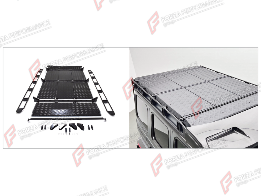 Buy Now ROOF RACK BAR LUGGAGE for MERCEDES-BENZ G-CLASS W464 2019 - 2024 and upgrade car parts from SIR Tuning at the Best Price. Headlights, Tail lights, Bodykits, Navigations, Body Kit and more - Fast & Free Shipping within Europe, US & Worldwide.