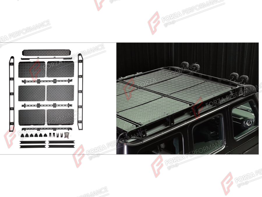 Buy Now ROOF RACK BAR LUGGAGE for MERCEDES-BENZ G-CLASS W465 G63 G450D G500 G550 2025+ and upgrade car parts from SIR Tuning at the Best Price. Headlights, Tail lights, Bodykits, Navigations, Body Kit and more - Fast & Free Shipping within Europe, US & Worldwide.