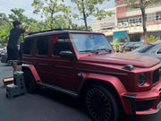 Buy Now ROOF RACK BAR LUGGAGE WITH LADDER for MERCEDES BENZ G-CLASS W465 W464 W463A G63 G550 G500 G450D 2019+ and upgrade car parts from SIR Tuning at the Best Price. Headlights, Tail lights, Bodykits, Navigations, Carbon body kit and more - Fast & Free Shipping within Europe, US & Worldwide.