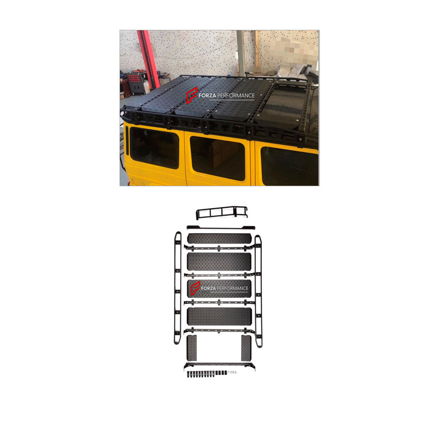 Buy Now ROOF RACK BAR LUGGAGE WITH SUNROOF for MERCEDES-BENZ G-CLASS W463 2008 - 2018 and upgrade car parts from SIR Tuning at the Best Price. Headlights, Tail lights, Bodykits, Navigations, Body Kit and more - Fast & Free Shipping within Europe, US & Worldwide.