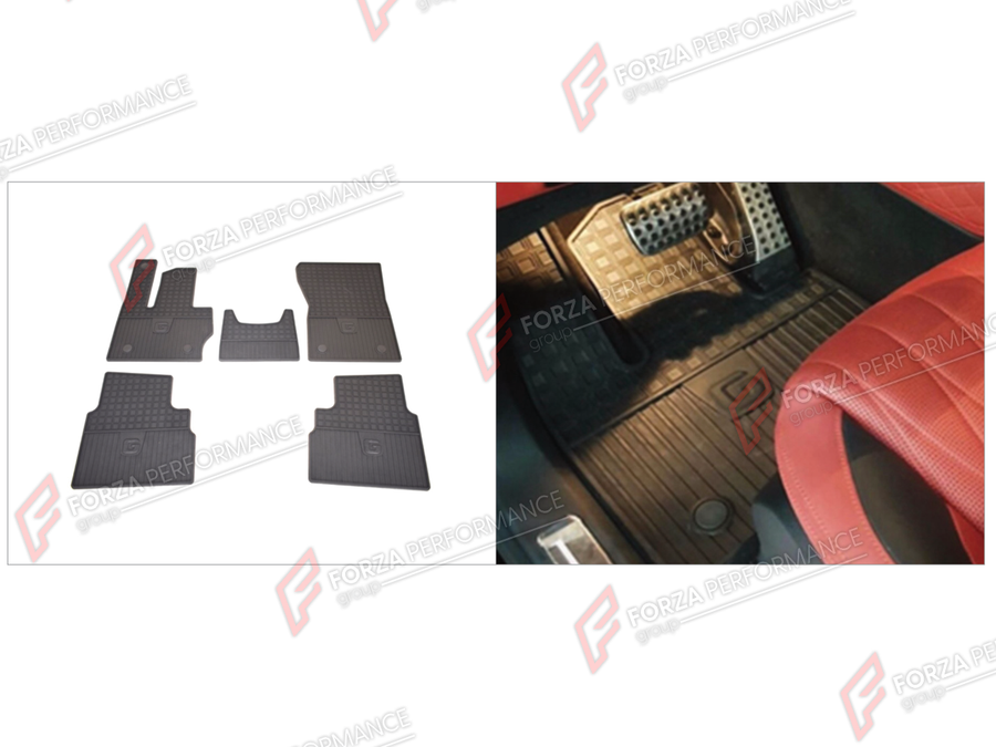 Buy Now RUBBER FLOOR MATS for MERCEDES-BENZ G-CLASS W464 G63 G350 G350D G400D G500 G550 2019 - 2024 and upgrade car parts from SIR Tuning at the Best Price. Headlights, Tail lights, Bodykits, Navigations, Body Kit and more - Fast & Free Shipping within Europe, US & Worldwide.