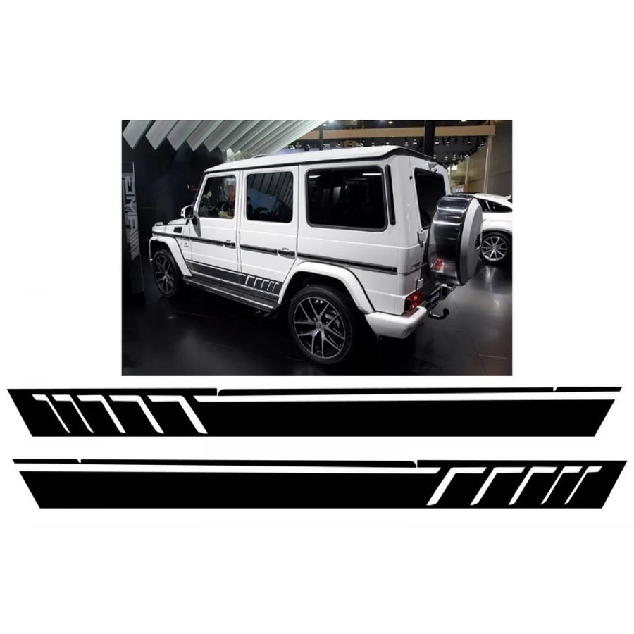 Side Decals Sticker Vinyl Matte Black suitable for Mercedes G-class W463 (1989-2017) – product image 1