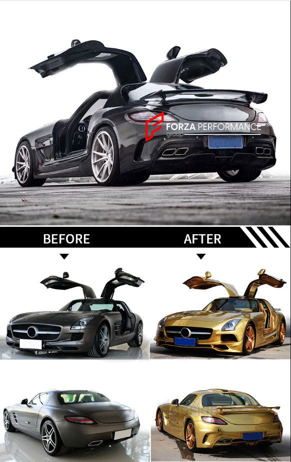 Buy Now BODY KIT for MERCEDES BENZ W197 SLS AMG 2010-2015 and upgrade car parts from SIR Tuning at the Best Price. Headlights, Tail lights, Bodykits, Navigations, body kit and more - Fast & Free Shipping within Europe, US & Worldwide.