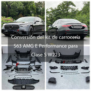 Buy Now Conversión del kit de carrocería S63 AMG E Performance para Clase S W223 and upgrade car parts from SIR Tuning at the Best Price. Headlights, Tail lights, Bodykits, Navigations, body kit and more - Fast & Free Shipping within Europe, US & Worldwide.