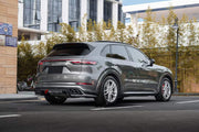 Buy Now CARBON FRONT LIP REAR DIFFUSER FOR PORSCHE CAYENNE 9Y0 2018-2023 SPORT and upgrade car parts from SIR Tuning at the Best Price. Headlights, Tail lights, Bodykits, Navigations, Carbon body kit and more - Fast & Free Shipping within Europe, US & Worldwide.