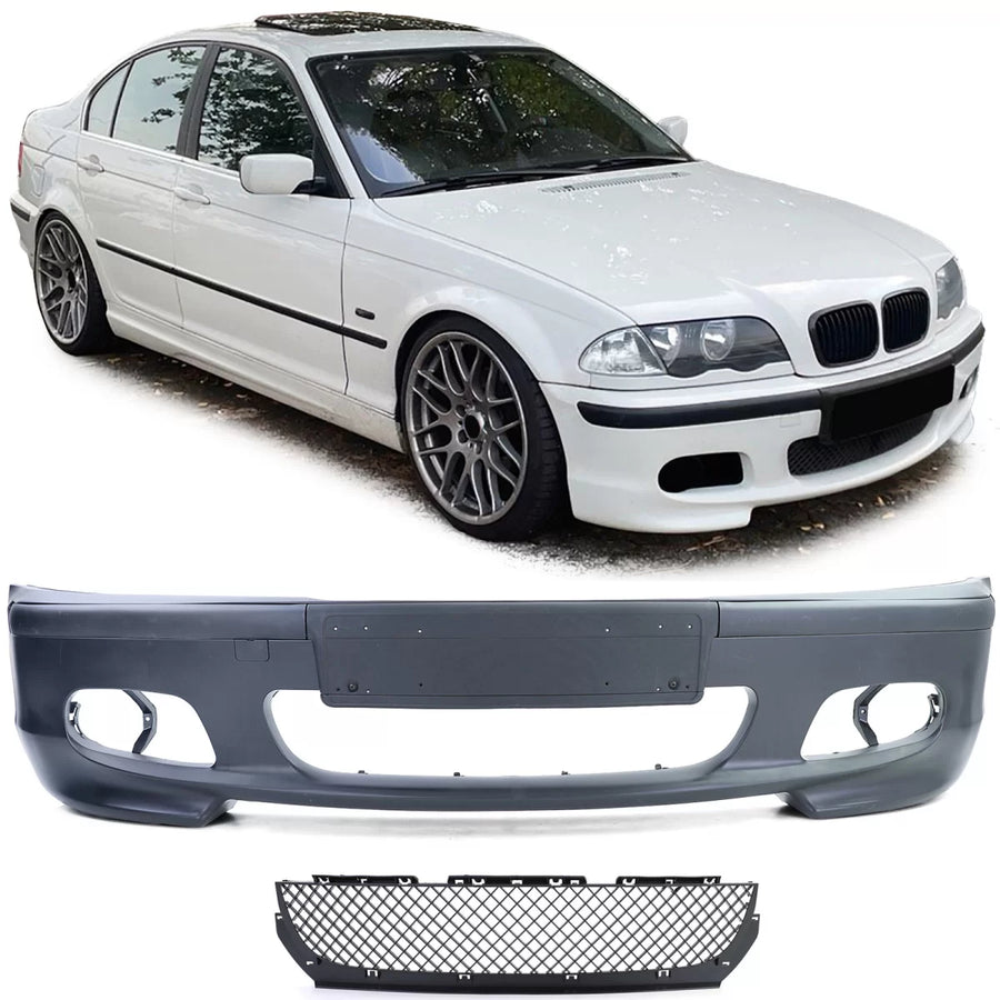 Sport front bumper with ABE fits 3 Series BMW E46 Sedan Touring 1998-2001 – product image 1