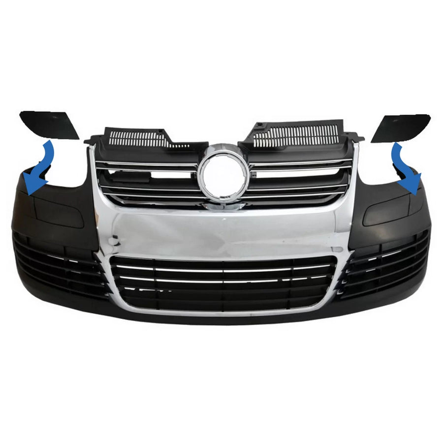 SRA Covers Front Bumper suitable for VW Golf MK5 V 5 (2003-2007) R32 Design – product image 1