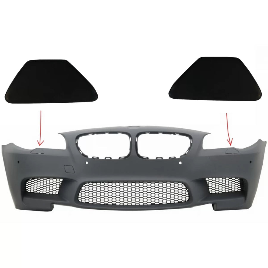 SRA headlights washer cover Front Bumper suitable for BMW 5 Series F10 F11 (2011-2017) M5 Design – product image 1