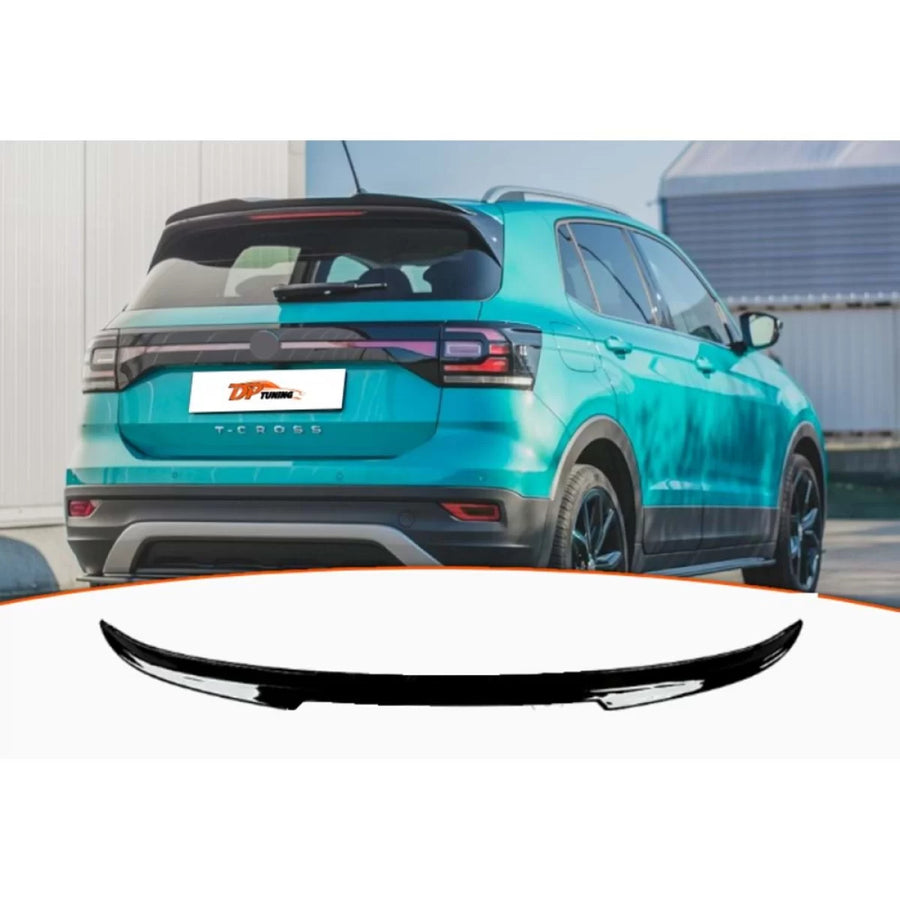 T-Cross Rear Roof Spoiler Piano Black ABS / 2022-up – product image 1
