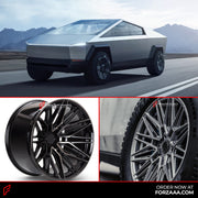 Buy Now FORGED WHEELS RIMS AZ10 for TESLA CYBERTRUCK and upgrade car parts from SIR Tuning at the Best Price. Headlights, Tail lights, Bodykits, Navigations, wheels and more - Fast & Free Shipping within Europe, US & Worldwide.