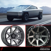 Buy Now FORGED WHEELS RIMS AZ14 for TESLA CYBERTRUCK and upgrade car parts from SIR Tuning at the Best Price. Headlights, Tail lights, Bodykits, Navigations, wheels and more - Fast & Free Shipping within Europe, US & Worldwide.
