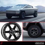 Buy Now BEADLOCK FORGED WHEELS RIMS AZ6 for TESLA CYBERTRUCK and upgrade car parts from SIR Tuning at the Best Price. Headlights, Tail lights, Bodykits, Navigations, wheels and more - Fast & Free Shipping within Europe, US & Worldwide.