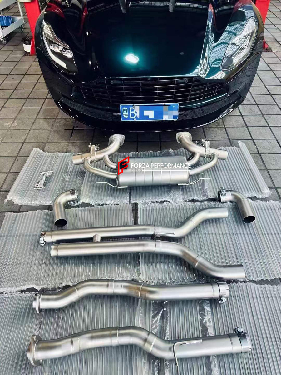 Buy Now TITANIUM STAINLESS STEEL 304 EXHAUST CATBACK MUFFLER for ASTON MARTIN DB11 5.2T AE31 2016-2023 and upgrade car parts from SIR Tuning at the Best Price. Headlights, Tail lights, Bodykits, Navigations, Exhaust system and more - Fast & Free Shipping within Europe, US & Worldwide.
