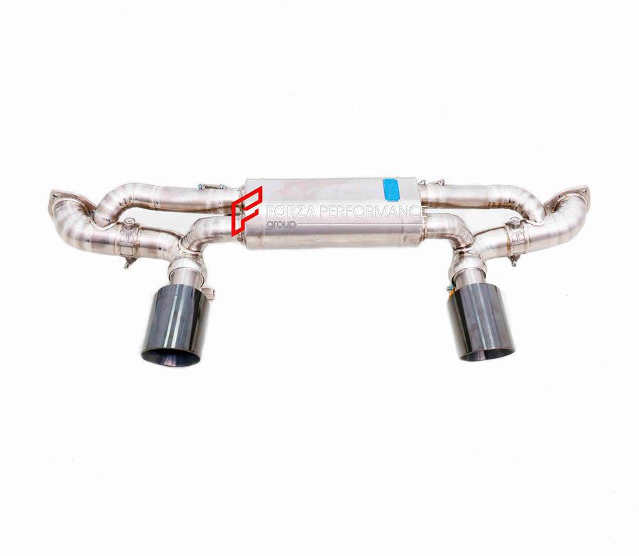 Buy Now TITANIUM VALVED EXHAUST BYPASS MUFFLER for PORSCHE 718 CAYMAN GT4 RS 4.0T 2022 - 2025 and upgrade car parts from SIR Tuning at the Best Price. Headlights, Tail lights, Bodykits, Navigations, Exhaust system and more - Fast & Free Shipping within Europe, US & Worldwide.
