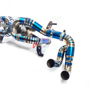 Buy Now TITANIUM VALVED EXHAUST CATBACK MUFFLER for LAMBORGHINI HURACAN LP610 5.2T 2014 - 2019 and upgrade car parts from SIR Tuning at the Best Price. Headlights, Tail lights, Bodykits, Navigations, Exhaust system and more - Fast & Free Shipping within Europe, US & Worldwide.