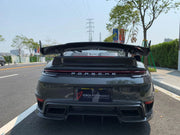 Buy Now DRY CARBON REAR BUMPER FOR PORSCHE 992 CARRERA 2019 - 2025 and upgrade car parts from SIR Tuning at the Best Price. Headlights, Tail lights, Bodykits, Navigations, body kit and more - Fast & Free Shipping within Europe, US & Worldwide.