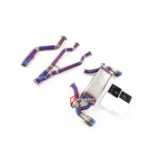 Buy Now TITANIUM VALVED EXHAUST CATBACK MUFFLER PURPLE BURNT for Toyota Supra A90 3.0T 2019+ and upgrade car parts from SIR Tuning at the Best Price. Headlights, Tail lights, Bodykits, Navigations, Exhaust system and more - Fast & Free Shipping within Europe, US & Worldwide.