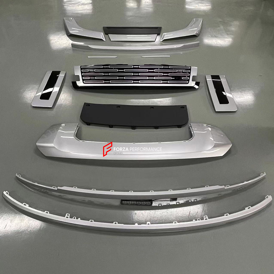Buy Now SILVER TRIM BODY KIT FOR NEW LAND ROVER RANGE ROVER VOGUE L460 2023 and upgrade car parts from SIR Tuning at the Best Price. Headlights, Tail lights, Bodykits, Navigations, Carbon body kit and more - Fast & Free Shipping within Europe, US & Worldwide.