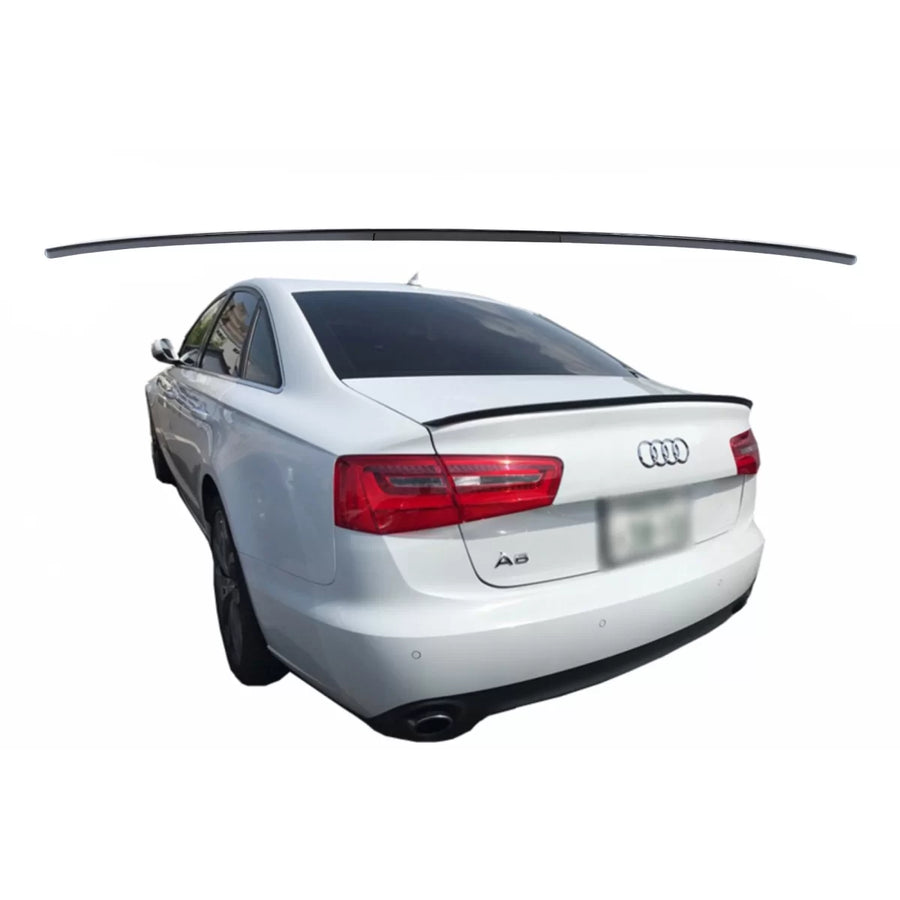 Trunk Spoiler suitable for Audi A6 C7 4G 4 Doors (2011-2018) Matte Black – product image 1