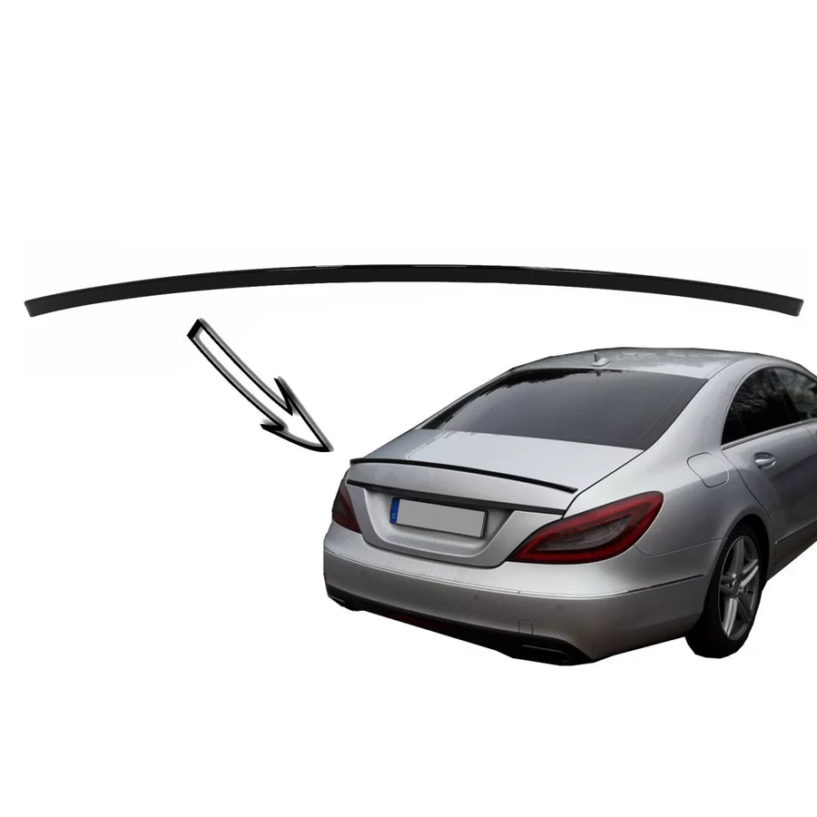 Trunk Spoiler suitable for Mercedes CLS Class W218 Limousine (2010-2018) Piano Black – product image 1