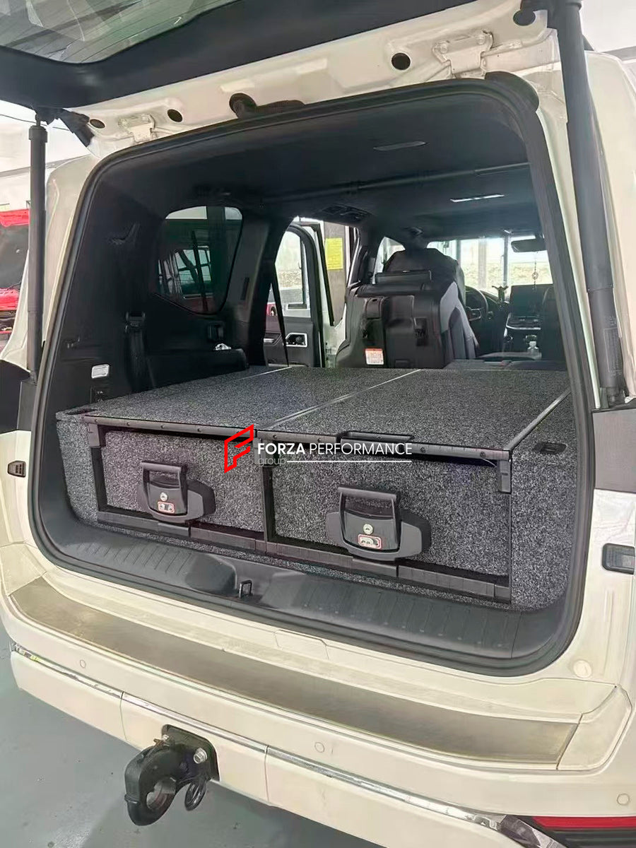 Buy Now TRUNK STORAGE for TOYOTA LAND CRUISER 300 LC 300 2021+ and upgrade car parts from SIR Tuning at the Best Price. Headlights, Tail lights, Bodykits, Navigations, body kit and more - Fast & Free Shipping within Europe, US & Worldwide.