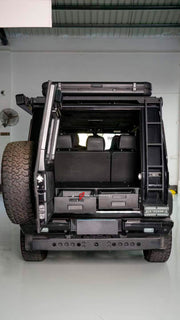 Buy Now TRUNK STORAGE with TABLE and FOLDING CHAIR for MERCEDES-BENZ G-CLASS G63 G550 G500 W465 2024+ and upgrade car parts from SIR Tuning at the Best Price. Headlights, Tail lights, Bodykits, Navigations, Carbon body kit and more - Fast & Free Shipping within Europe, US & Worldwide.