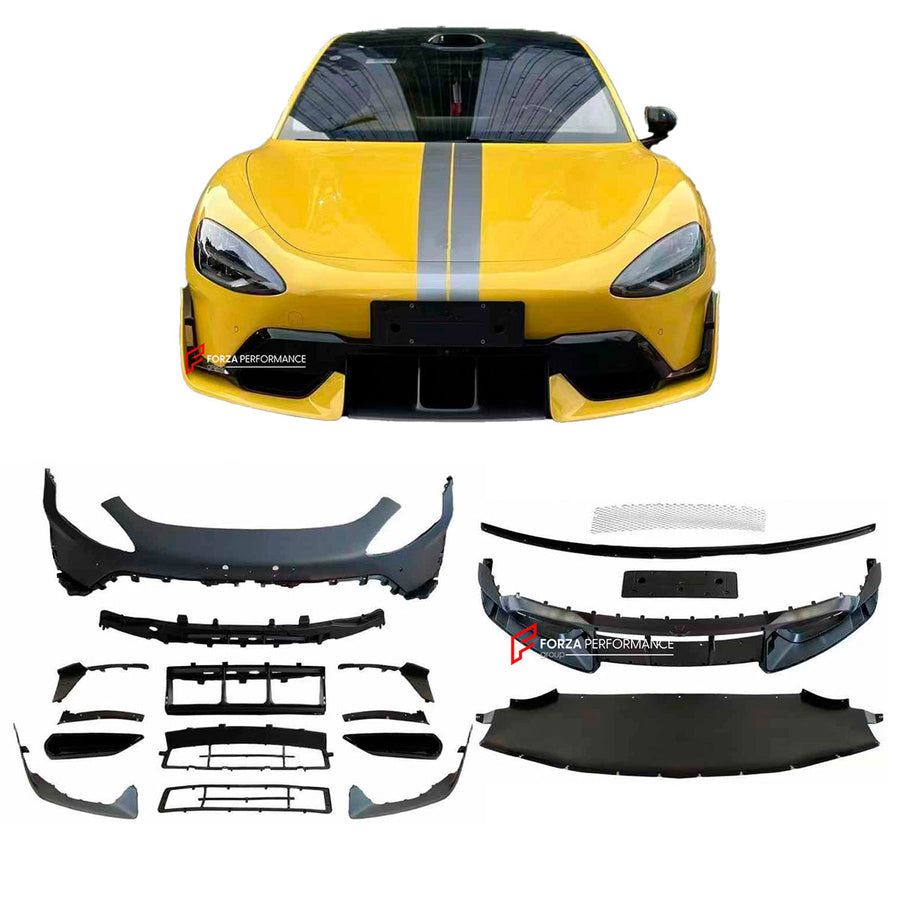 Buy Now UPGRADE FRONT BUMPER KIT for XIAOMI SU7 2024+ upgrade to ULTRA STYLE and upgrade car parts from SIR Tuning at the Best Price. Headlights, Tail lights, Bodykits, Navigations, Carbon body kit and more - Fast & Free Shipping within Europe, US & Worldwide.