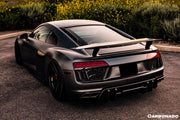 Buy Now CARBON FIBER REAR DIFFUSER FOR AUDI R8 4S COUPE SPYDER 2015-2019 VRS STYLE and upgrade car parts from SIR Tuning at the Best Price. Headlights, Tail lights, Bodykits, Navigations, body kit and more - Fast & Free Shipping within Europe, US & Worldwide.