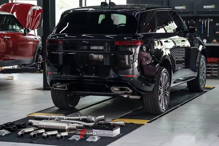 Buy Now EXHAUST SYSTEM for LAND ROVER RANGE ROVER SPORT L461 2023 3.0T and upgrade car parts from SIR Tuning at the Best Price. Headlights, Tail lights, Bodykits, Navigations, Exhaust system and more - Fast & Free Shipping within Europe, US & Worldwide.