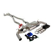 Buy Now VALVED EXHAUST CATBACK MUFFLER for TOYOTA SUPRA A90 B58 3.0T 2019+ and upgrade car parts from SIR Tuning at the Best Price. Headlights, Tail lights, Bodykits, Navigations, Exhaust system and more - Fast & Free Shipping within Europe, US & Worldwide.