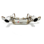 Buy Now VALVED EXHAUST MUFFLER for PORSCHE 718 CAYMAN GT4 RS 4.0T 2021 - 2024 and upgrade car parts from SIR Tuning at the Best Price. Headlights, Tail lights, Bodykits, Navigations, Exhaust system and more - Fast & Free Shipping within Europe, US & Worldwide.