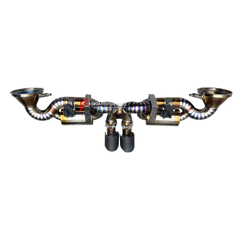 Buy Now VALVED MUFFLER EXHAUST SYSTEM for PORSCHE 911 992.1 GT3RS 4.0T 2023+ and upgrade car parts from SIR Tuning at the Best Price. Headlights, Tail lights, Bodykits, Navigations, Exhaust system and more - Fast & Free Shipping within Europe, US & Worldwide.