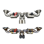 Buy Now VALVED MUFFLER EXHAUST SYSTEM for PORSCHE 911 992.1 GT3RS 4.0T 2023+ and upgrade car parts from SIR Tuning at the Best Price. Headlights, Tail lights, Bodykits, Navigations, Exhaust system and more - Fast & Free Shipping within Europe, US & Worldwide.
