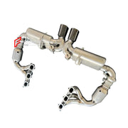 Buy Now VALVED MUFFLER MANIFOLD EXHAUST SYSTEM for PORSCHE 911 991.2 GT3 GT3RS 4.0T 2017 - 2019 and upgrade car parts from SIR Tuning at the Best Price. Headlights, Tail lights, Bodykits, Navigations, Exhaust system and more - Fast & Free Shipping within Europe, US & Worldwide.