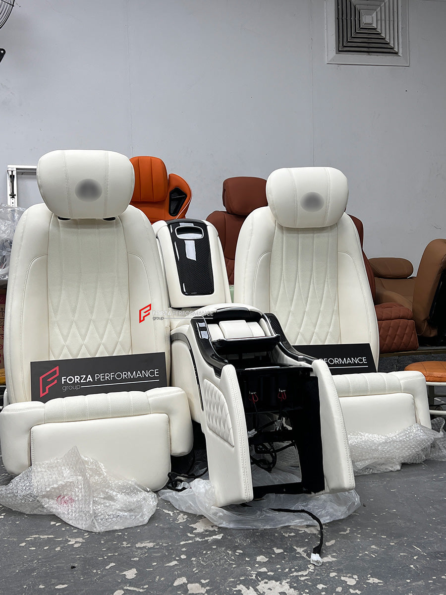Buy Now LUXURY INTERIOR PREMIUM SEATS FOR MERCEDES BENZ G CLASS W465 W464 W463A W463 and upgrade car parts from SIR Tuning at the Best Price. Headlights, Tail lights, Bodykits, Navigations, body kit and more - Fast & Free Shipping within Europe, US & Worldwide.