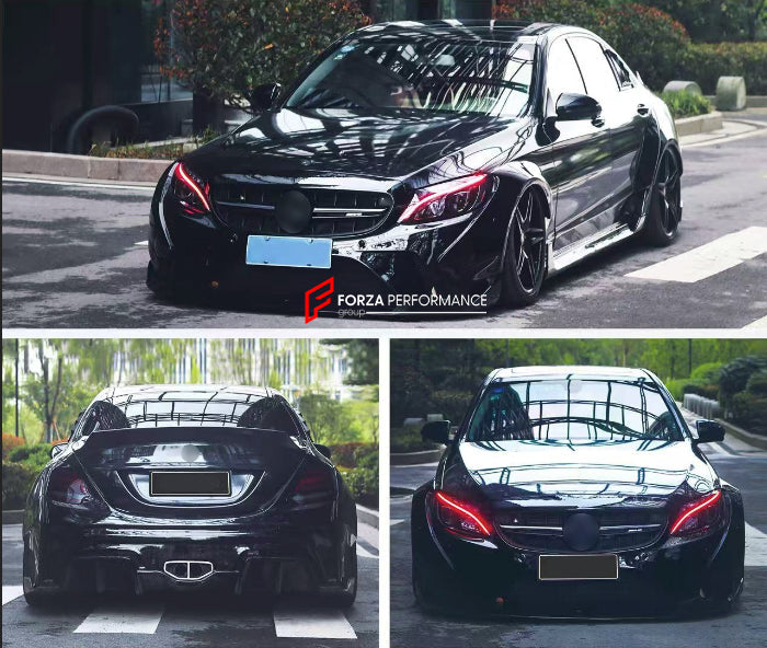 Buy Now WIDE BODY KIT for MERCEDES BENZ C-CLASS W205 2014 - 2021 and upgrade car parts from SIR Tuning at the Best Price. Headlights, Tail lights, Bodykits, Navigations, body kit and more - Fast & Free Shipping within Europe, US & Worldwide.