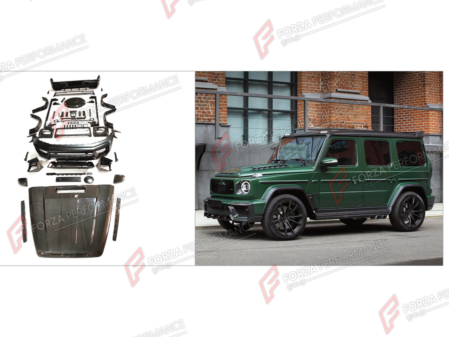 Buy Now WIDE BODY KIT for MERCEDES-BENZ G-CLASS W464 G63 G500 2019 - 2024 and upgrade car parts from SIR Tuning at the Best Price. Headlights, Tail lights, Bodykits, Navigations, Body Kit and more - Fast & Free Shipping within Europe, US & Worldwide.