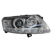 Xenon Headlights LED DRL suitable for Audi A6 C6 4F (04.2004-2008) Chrome Without AFS – product image 3