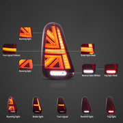 01-06 BMW Mini R50 R52 R53 Vland LED Tail Lights [E-mark]