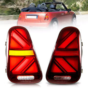 01-06 Mini Cooper R50 R52 R53 Vland Union Jack LED Tail Lights Sequential Turn Signal [E-mark]