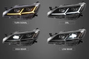 Vland Carlamp LED Headlights for Toyota Reiz Mark X 2010-2013 w/Sequential Indicator